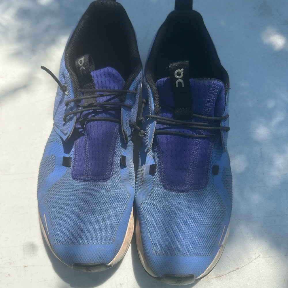 On Running Men's Athletic Shoes in Blue and Black